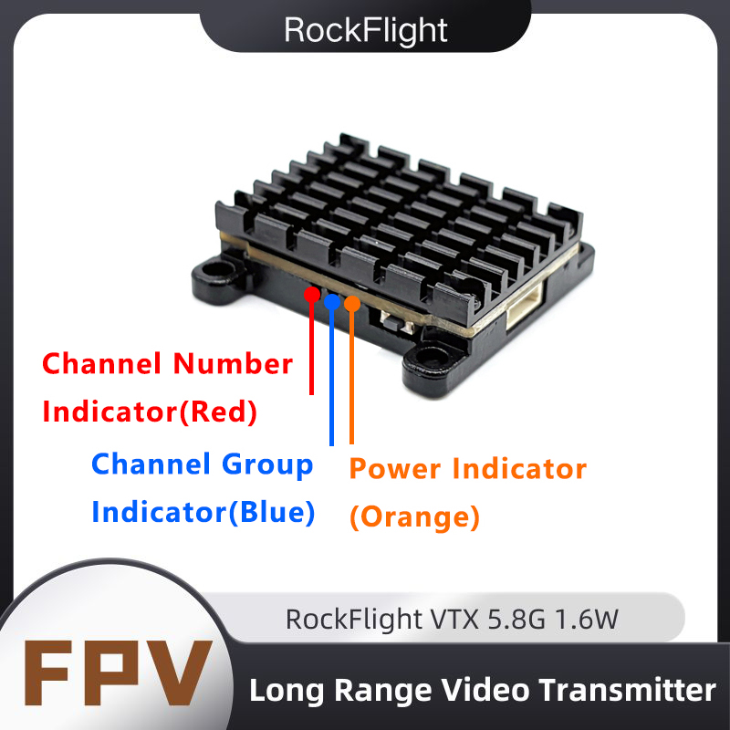 RockFlight TX663 VTX 5.8G 48CH - Fpv Drone Receiver recension och pris