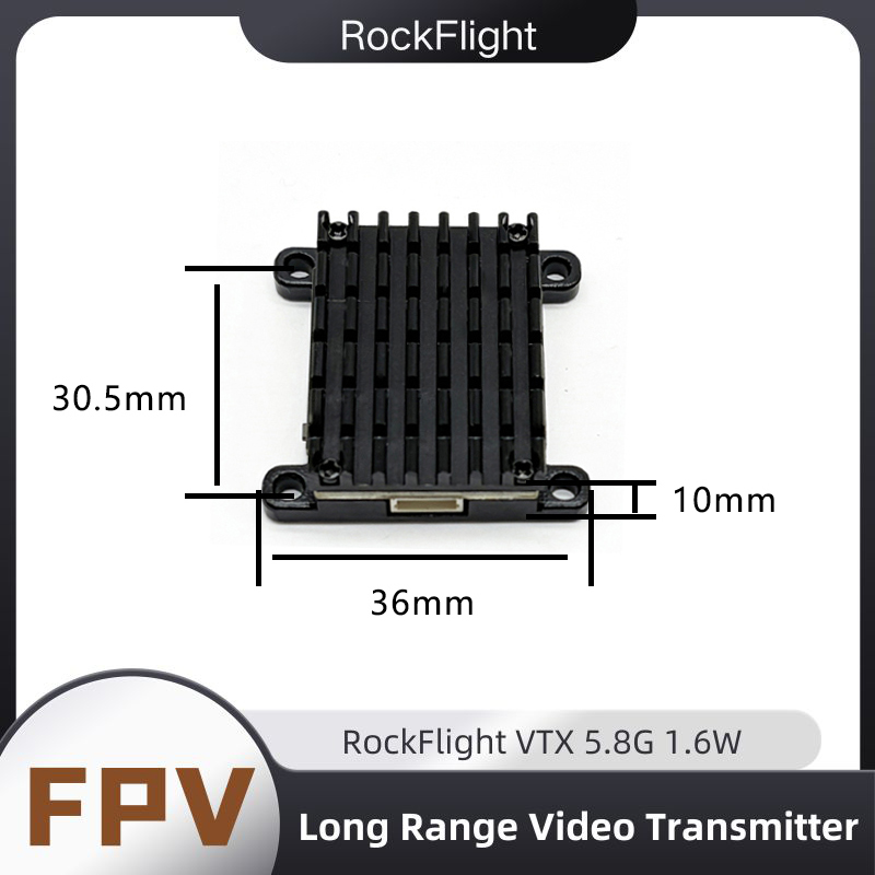 RockFlight TX663 VTX 5.8G 48CH - Fpv Drone Receiver recension och pris